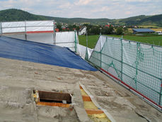 Renovierungsarbeiten am Pfarrhaus der Katholischen Kirchengemeinde Zierenberg